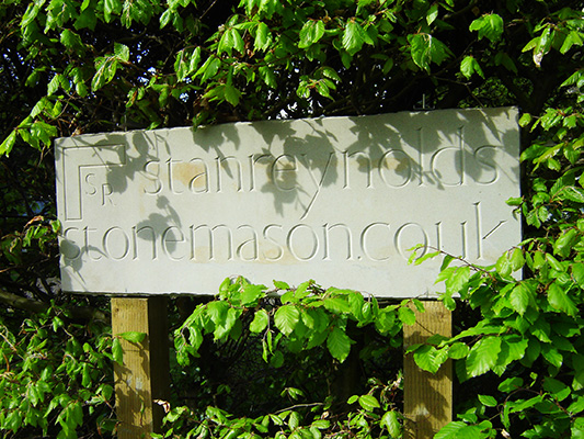 Stan Reynolds Stonemason