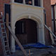Facia in Bath stone Facia in Bath stone