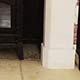 Portland surround fitted to existing hearth