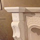Ornate hand-made fireplace