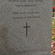 Karin grey granite headstone and base Karin grey granite headstone and base