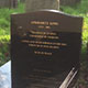 Traditional memorial in black granite Traditional memorial in black granite