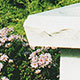 Bird bath ashes receptacle Bird bath ashes receptacle