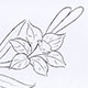 Daffodil carving Corn and poppy carving