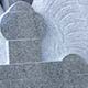 Hand-carved in Karin grey granite Hand-carved in Karin grey granite
