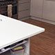 Worktops in Pure White quartz Worktops in Pure White quartz